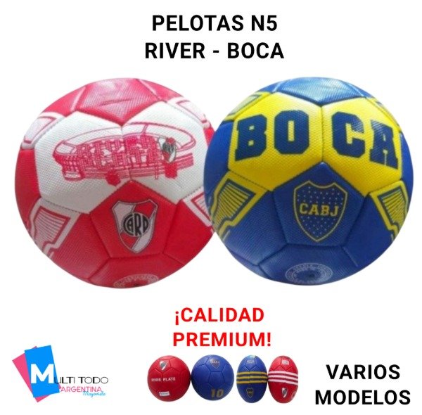 Producto - PELOTA RIVER BOCA N5 VARIOS MODELOS