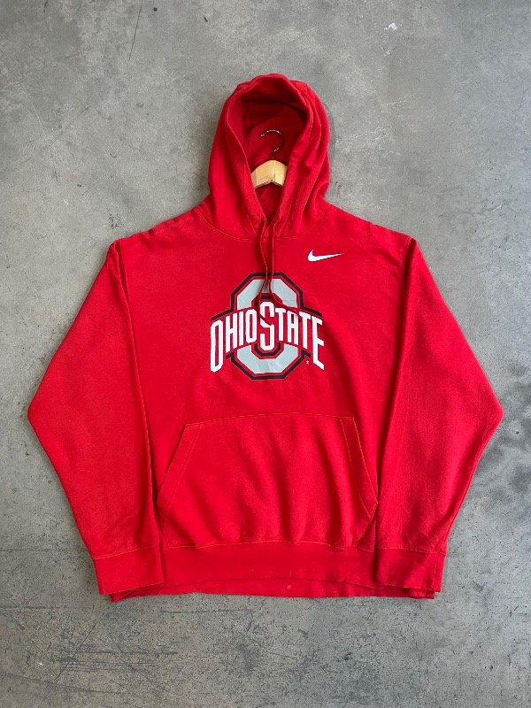 Producto - BUZO HOODIE DE ALGODON NIKE OHIO STATE ROJO(XL)