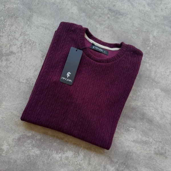 Producto - SWEATER TEJIDO BORDO - 0