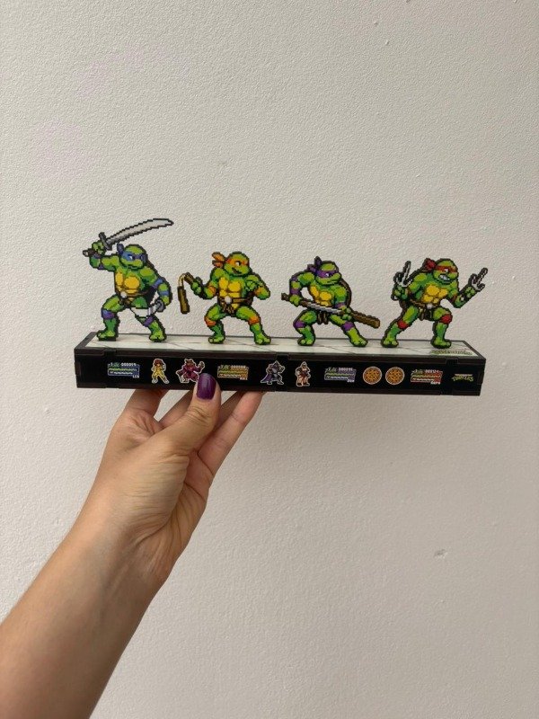 Producto - Adorno pixel tortugas ninja