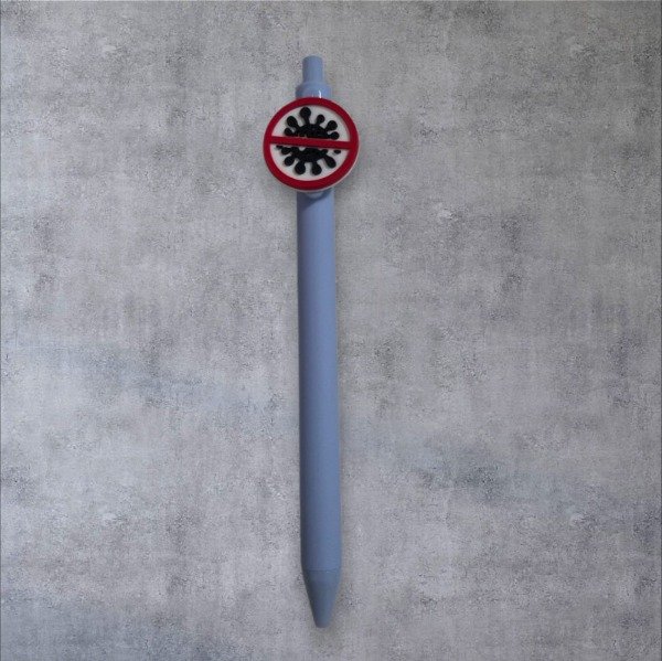 Producto - Lapicera Celeste Antivirus