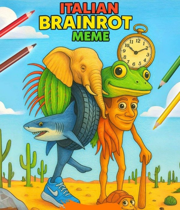 Producto - Italian Brainrot - Libro para Colorear