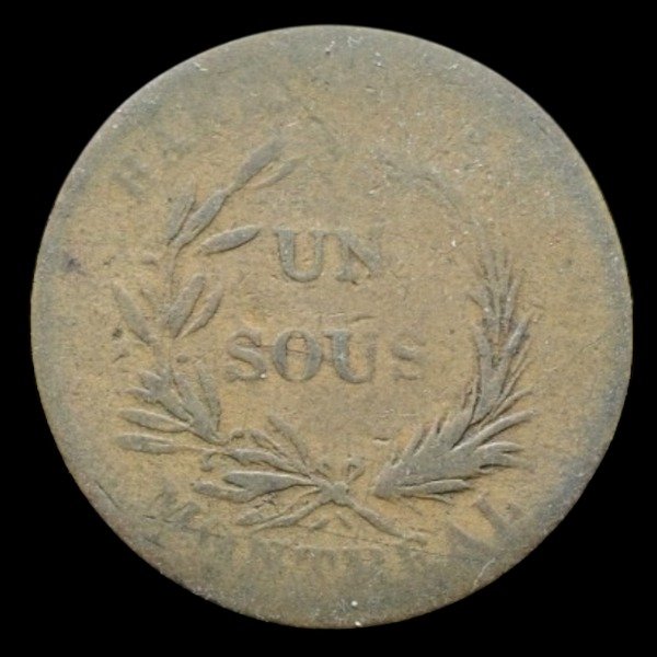 Producto - Canada - Montreal 1836. Token de Un Sous
