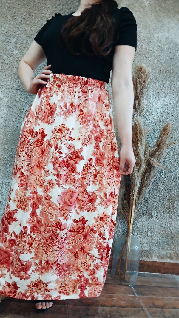 Producto - Falda de lino estampadas( Nro1)