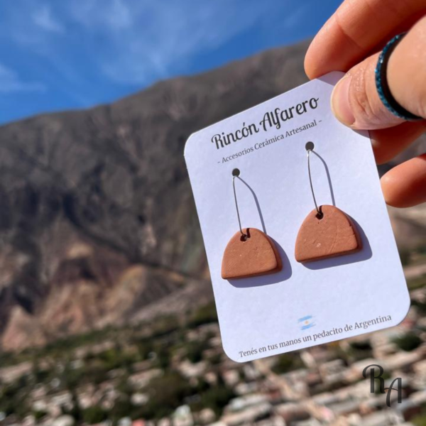 Producto - Pendientes Jujuy, Argentina - semicírculo grandes