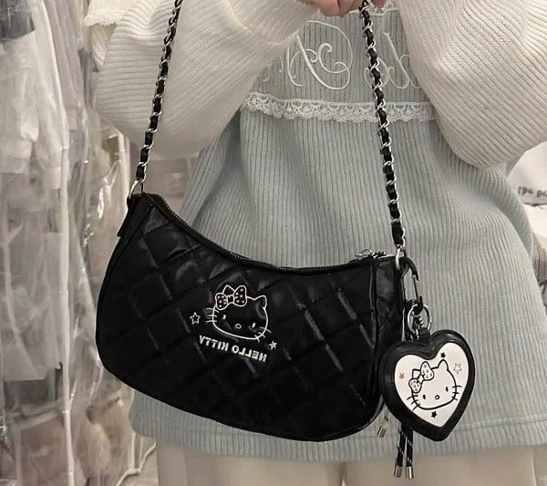 Producto - Cartera Hello Kitty Black Y2K - 0