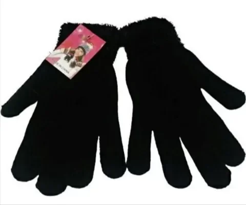 Producto - IN144 GUANTES SUAVES PARA INVIERNO, SOLO NEGROS