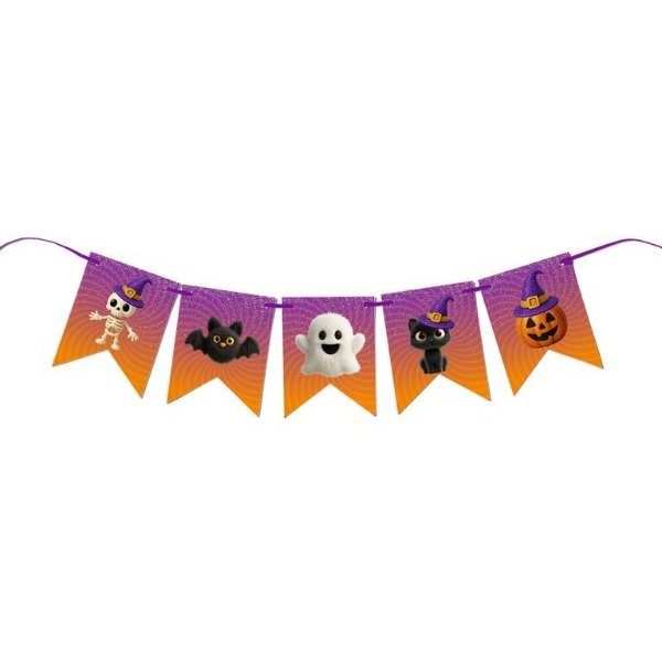 Producto - BANDERIN HALLOWEEN 3D