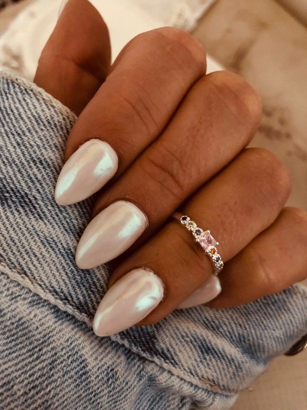 Producto - Anillo midi Susano rosa bebé más multicolores Acero Blanco