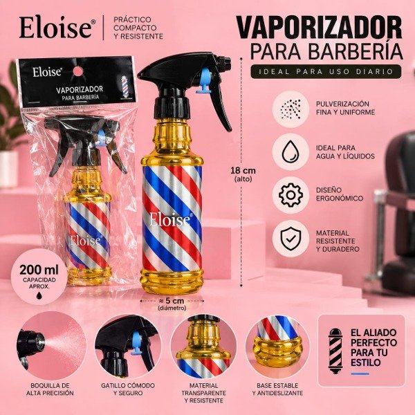 Producto - ATOMIZADOR PEQUEÑO DE BARBEIA ELOISE DORADO