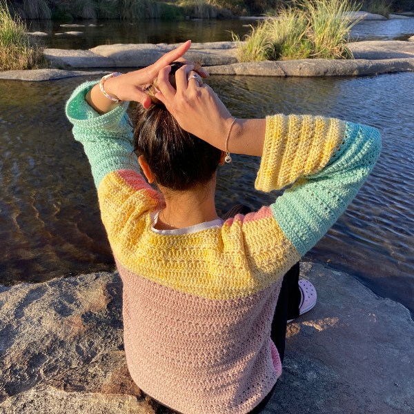Producto - Patrón - Sweater ARCOIRIS