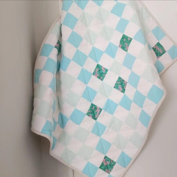 Producto - Acolchado patch Celeste y Agua - 0