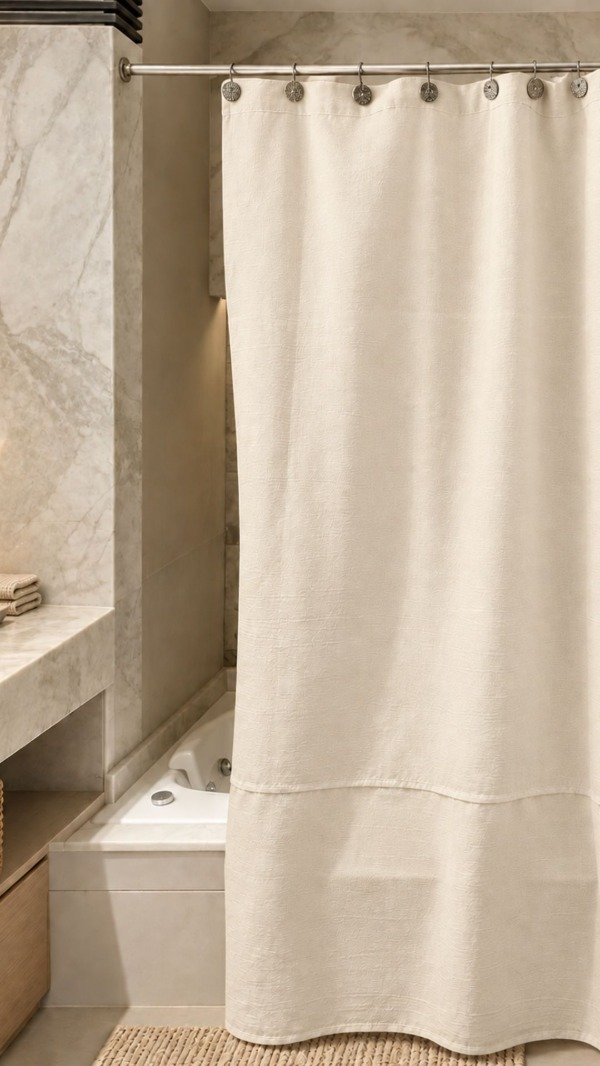Producto - Cortina de baño - tusor lisa - 0
