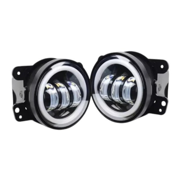Producto - Par Faros Optica Auxiliar Led Ojo De Angel Jeep Renegade 4,3