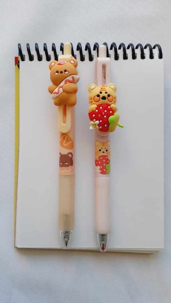 Producto - Bolígrafo retráctil con aplique de tigrecito