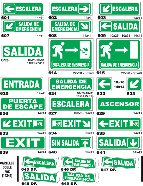 Producto - Línea de Evacuación (Común y Fotoluminiscente)