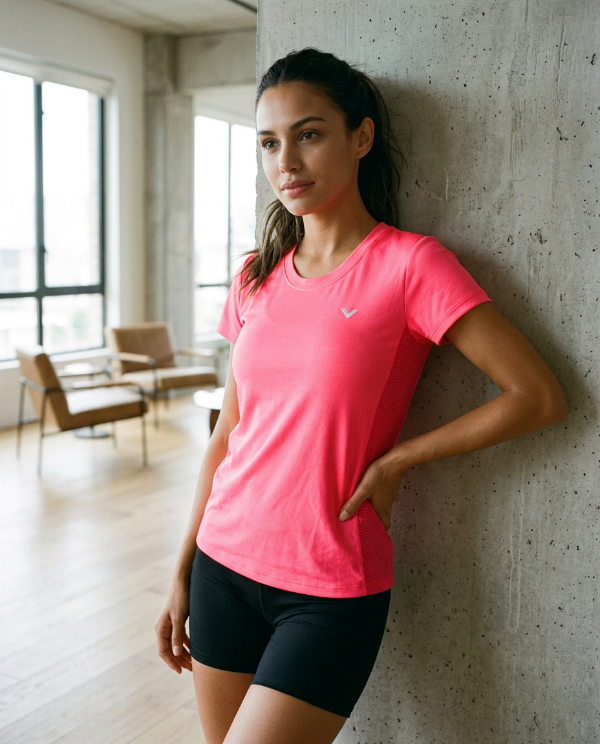 Producto - REMERA NINA ROSA FLÚOR - 1