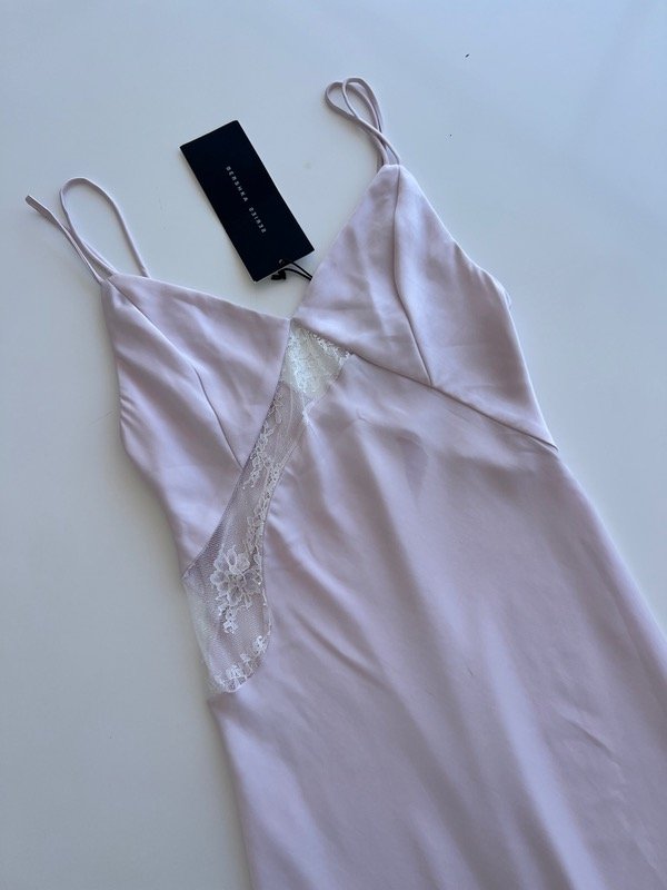 Producto - Vestido saten encaje Bershka Talle S y M