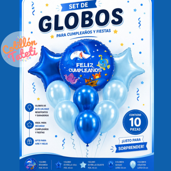 Producto - SET GLOBOS - MAR