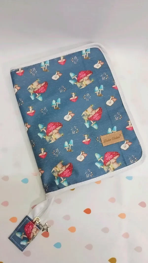 Producto - ORGANIZADOR PEDIÁTRICO Honguito fondo Azul