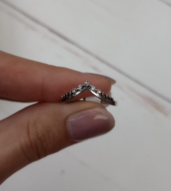 Producto - Anillo en V con Strass - 3