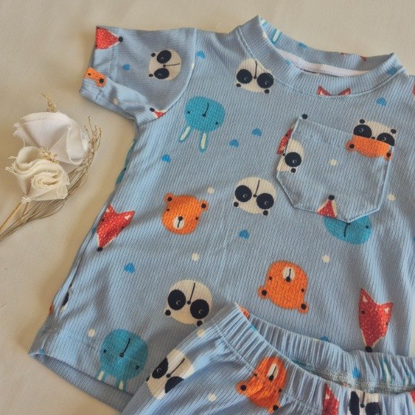 Producto - Conjunto animalitos celeste
