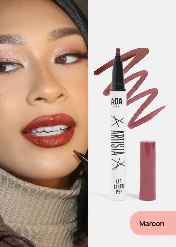 Producto - Delineador liquido para labios Artista Aoa - tono Maroon