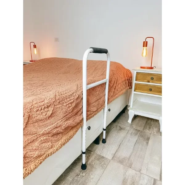 Producto - Baranda Apoyo Cama Romano Hierro Patas Regulables Plegable 200kg - 1