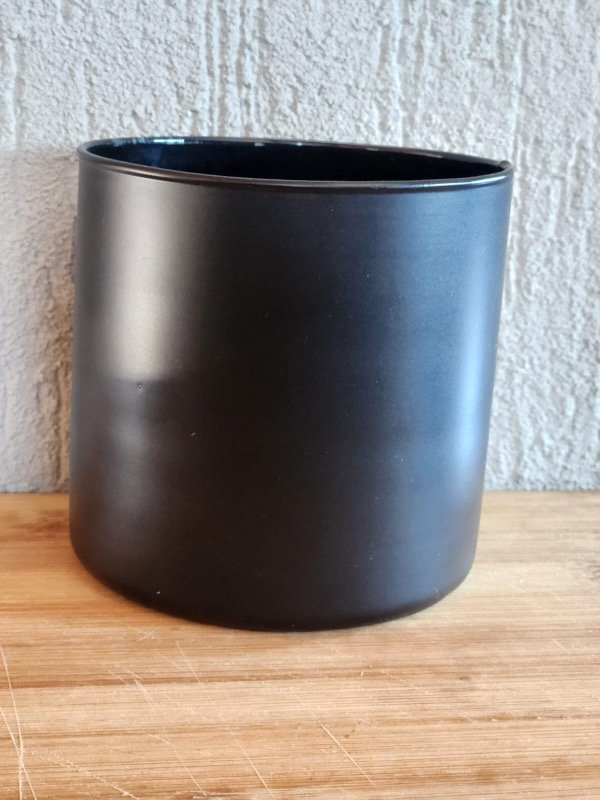 Producto - RECIPIENTE 10x10 NEGRO MATE - 1