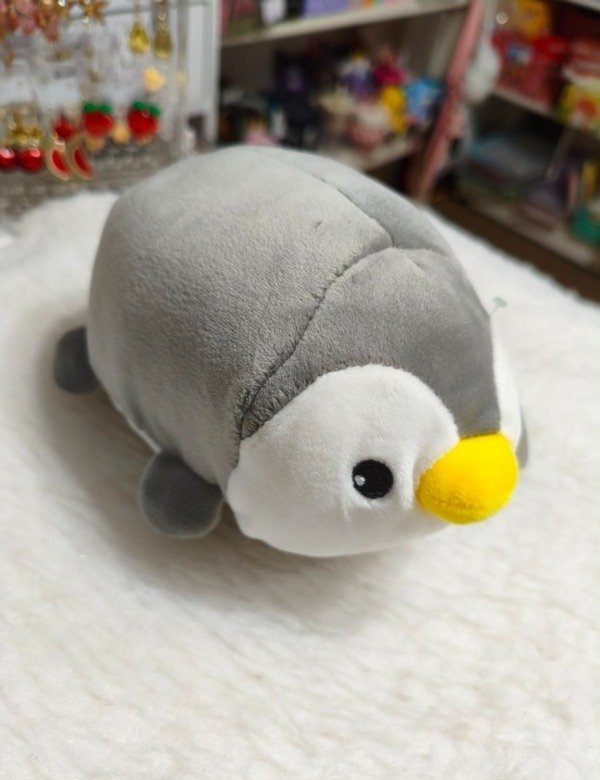 Producto - Pingüino gris acostado 18cm - 0