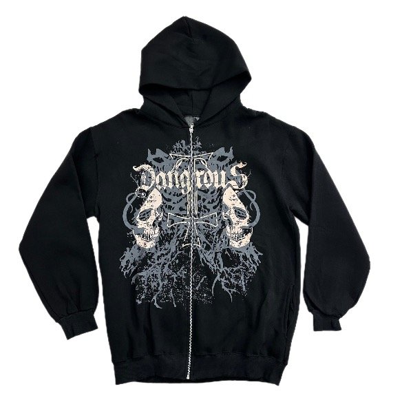 Producto - Campera Oversize Negra Dangerous Premium