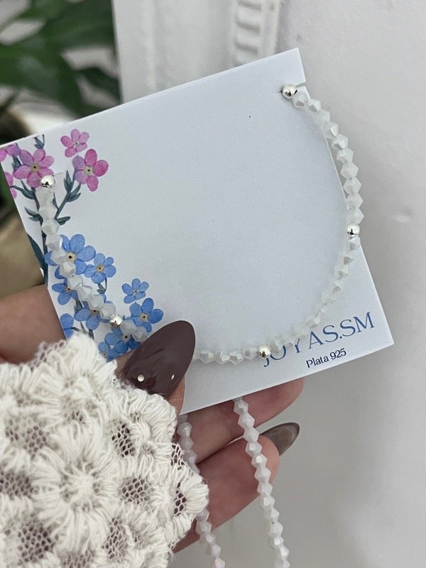 Producto - Chocker cristal blanco - 0