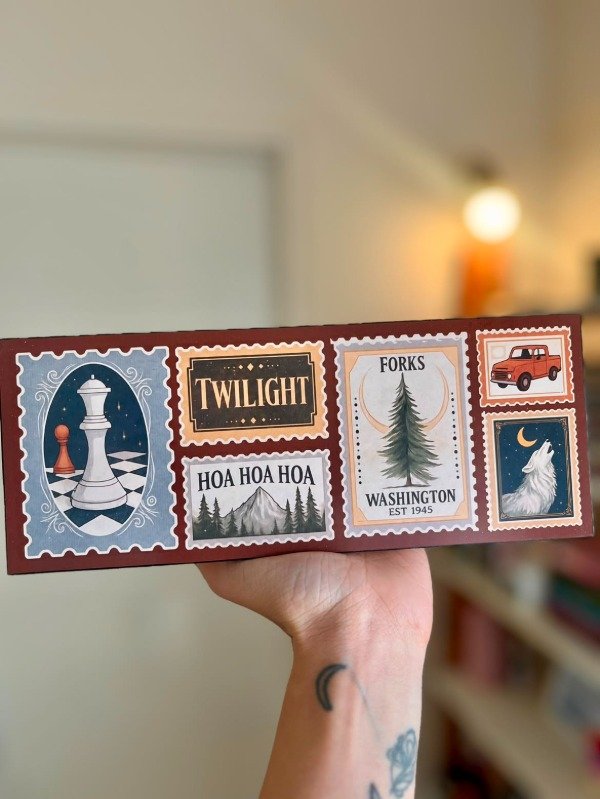 Producto - Twilight Crepusculo Placa Colgante 23x9cm