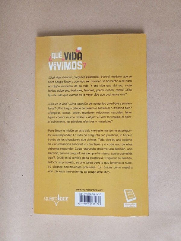 Producto - Qué vida vivimos - Sergio Sinay - Urano 2014 - 1