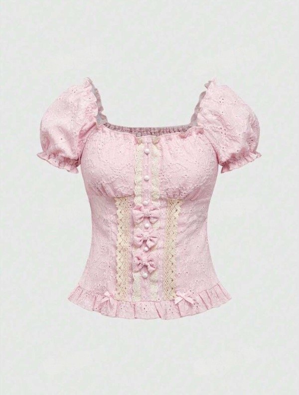 Producto - Camisa coquette (rosa)