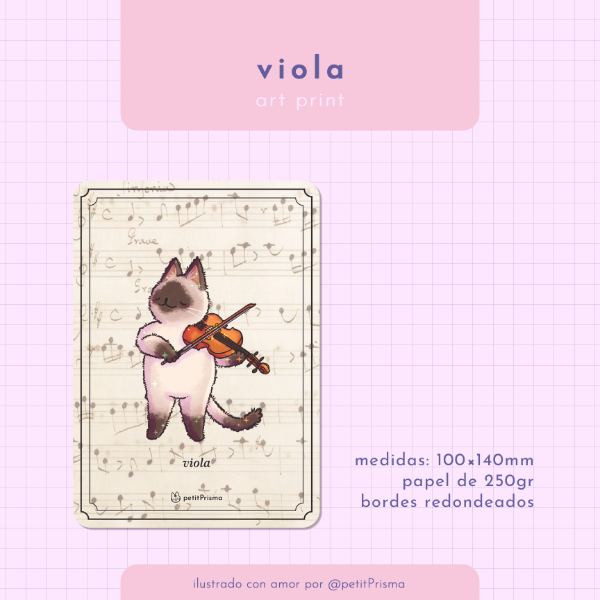 Producto - Art Print "Viola"