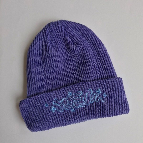Producto - Gorro flora - Lila azulado - 1