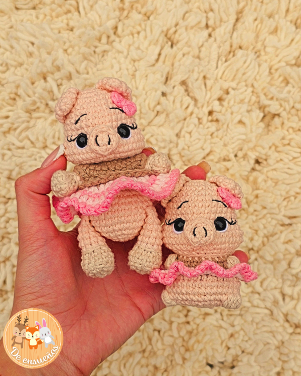 Producto - Mini bebe Cata - (2 guías de tejido)