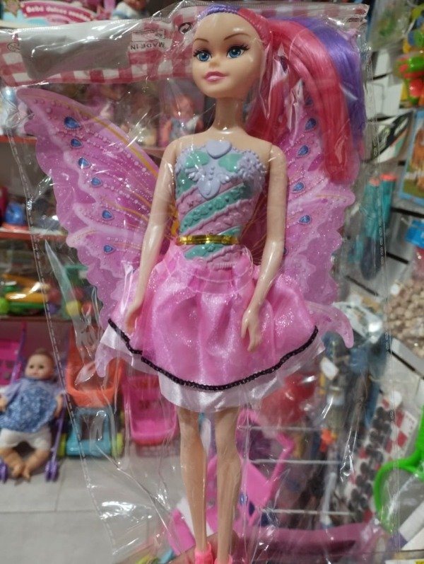 Producto - Muñeca con alas plastico rigido
