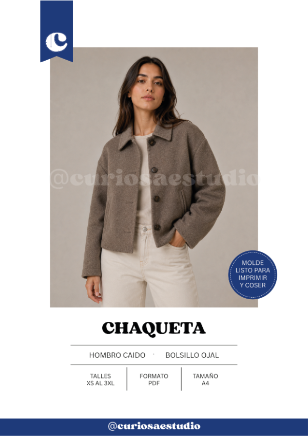 Producto - Chaqueta - Molde digital - PDF descargable