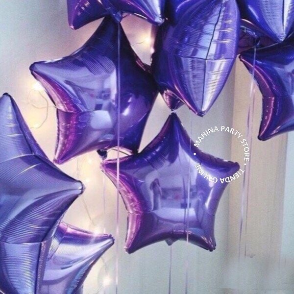 Producto - Globo estrella 18" lila metalizado