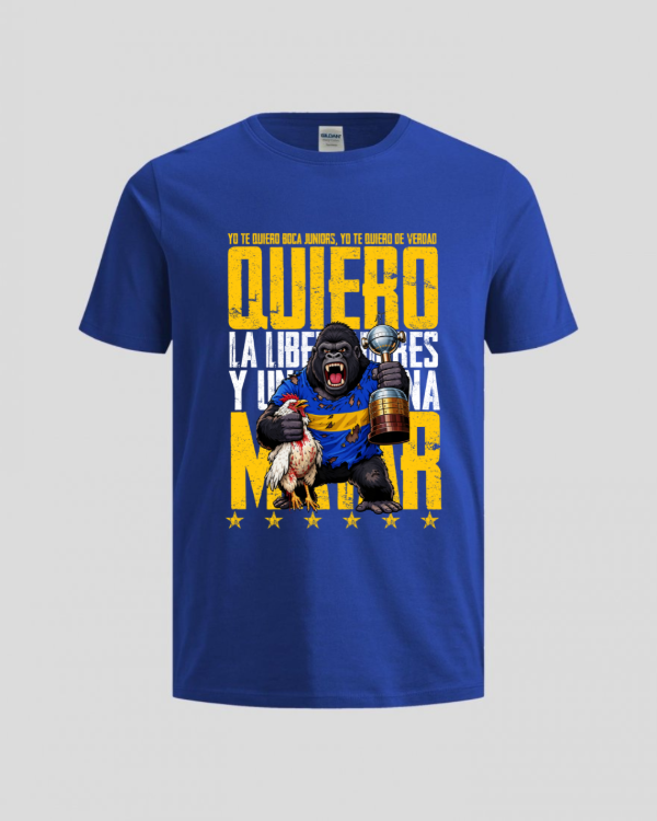 Producto - REMERA MONO QUIERO LA LIBERTADORES + PILUSO DE REGALO