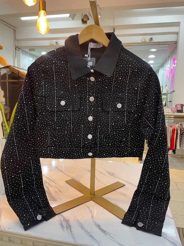 Producto - Campera de jeans full Strass IMPORTADA