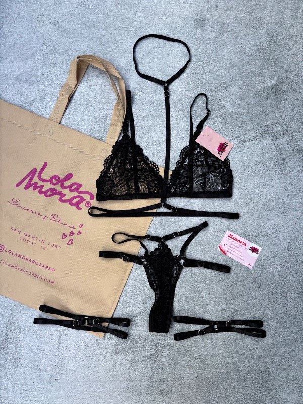 Producto - SET JAZMIN NEGRO - 0