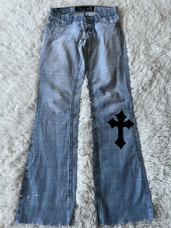 Jean y2k custom talle 34‑36
