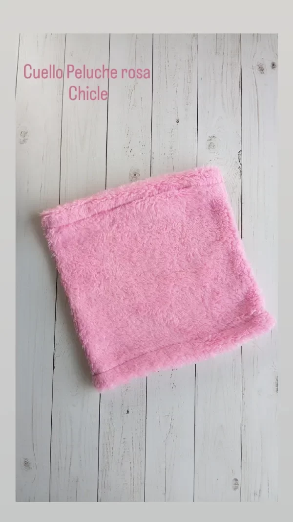 Producto - CUELLO PELUCHE ROSA CHICLE
