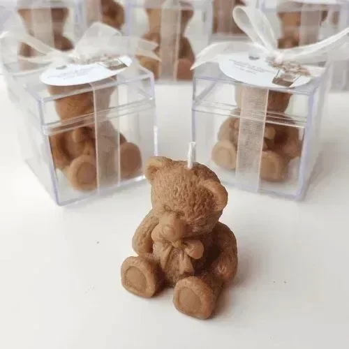 Producto - Molde de silicona osito con moño - 2