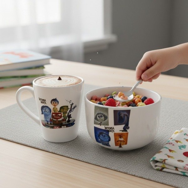 Producto - TAZA MAS CUENCO XXL CERAMICA ARTESANAL VARIOS PERSONAJES EN CAJA - 5