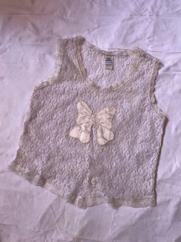 Producto - Vintage cute flowered lace blouse.
