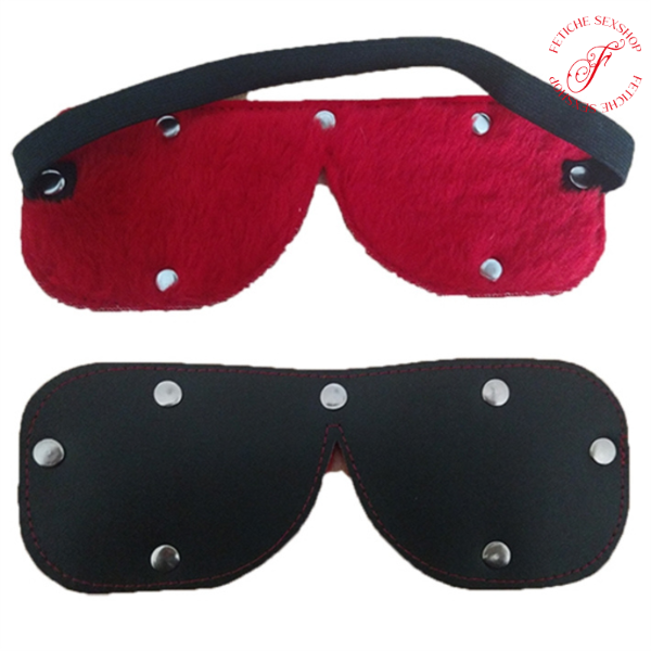 Producto - Antifaz negro c/ peluche rojo